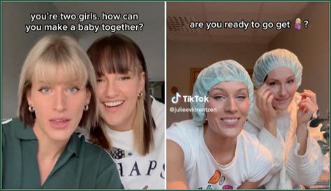 Julie and Camilla: Lesbian couple shares pregnancy journey and TikTokers can't stay calm